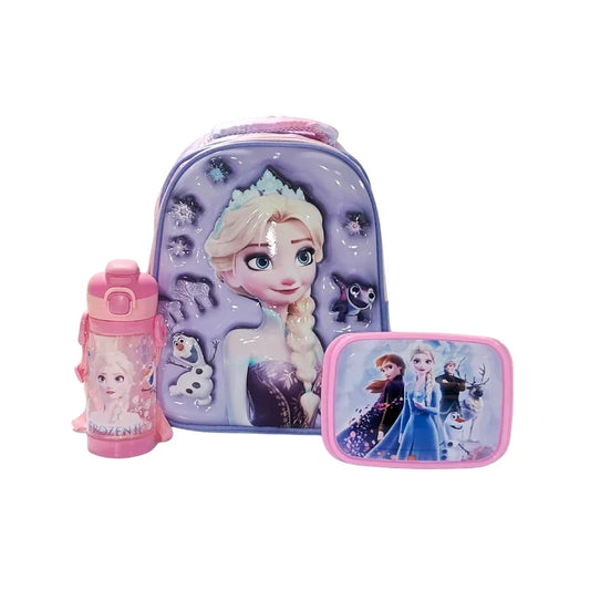 Frozen Princess Theme School 3 in 1 Combo Set Lovely