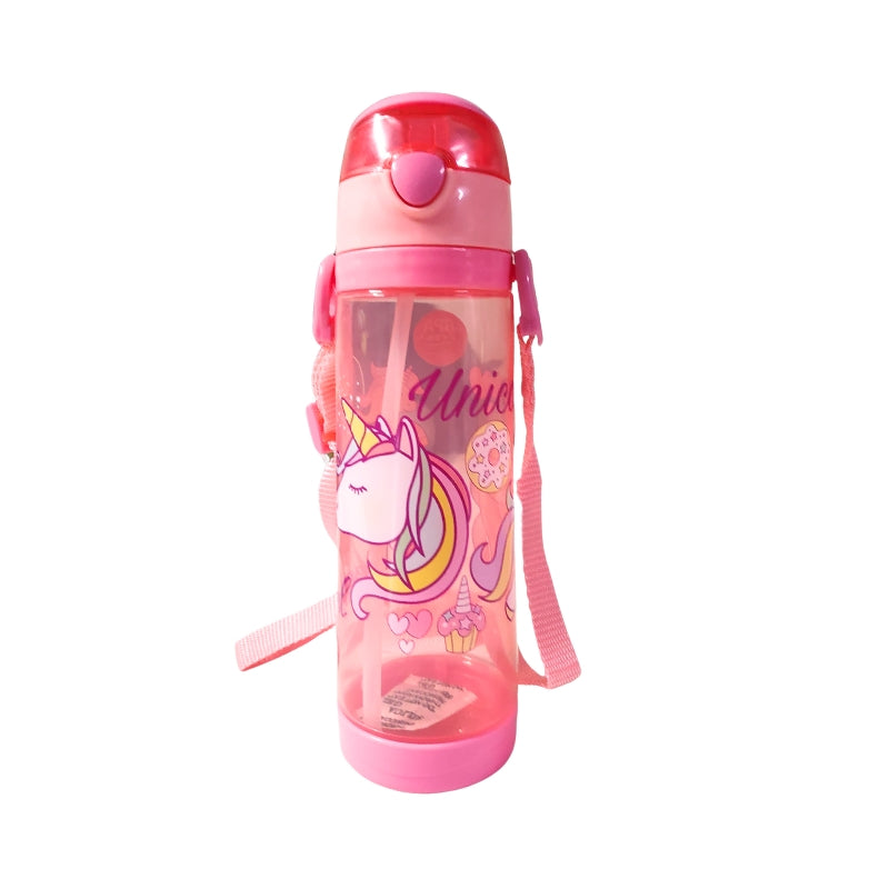 Unicorn Plastic Water Bottle 600ml