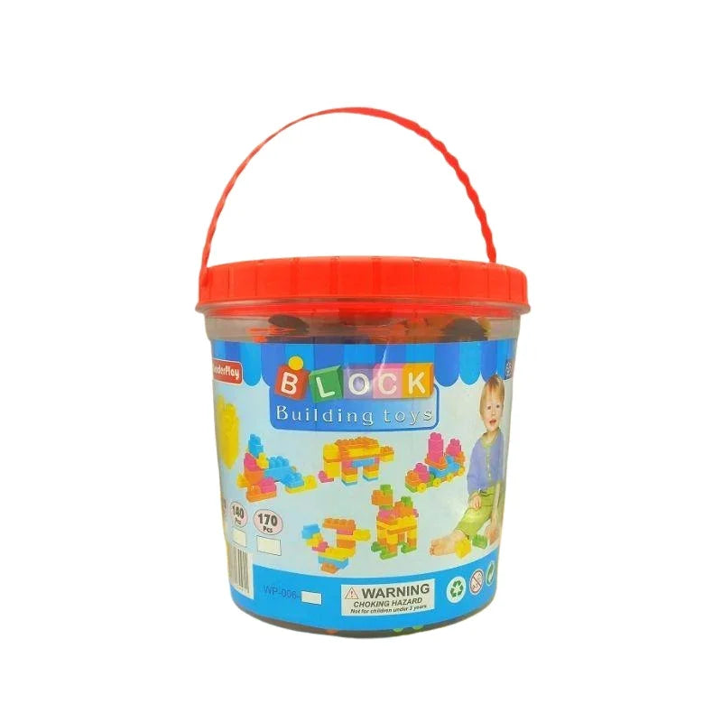 Creative Building Blocks Jar Colorful Construction Set for Kids
