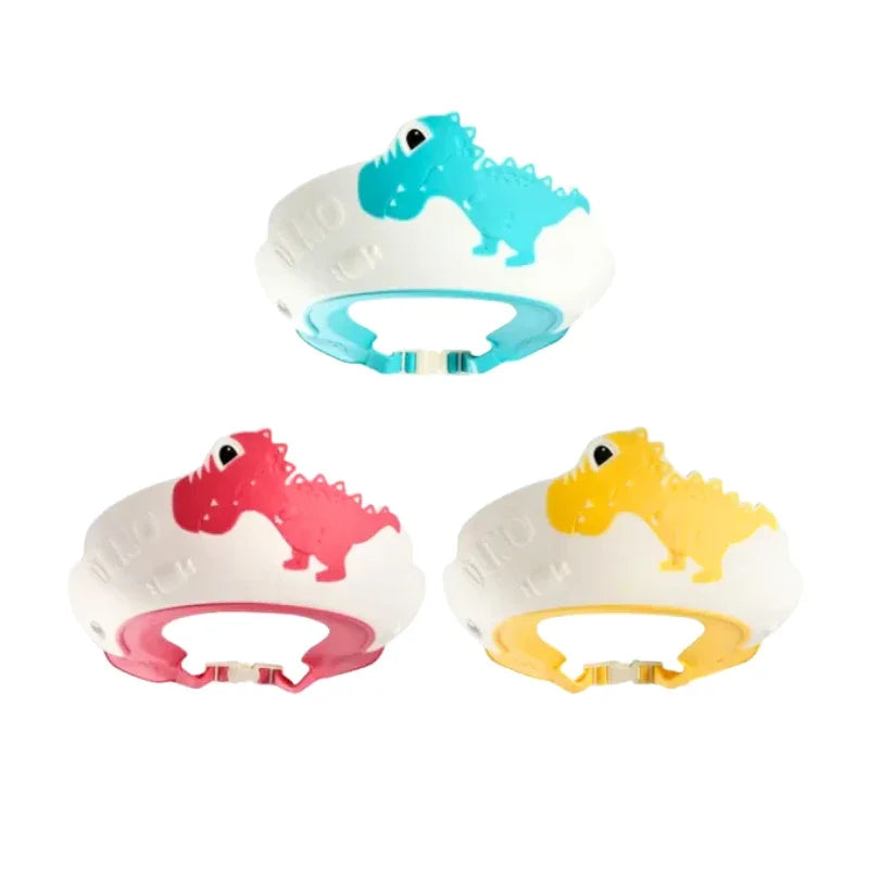 Adjustable Dinosaur Baby Shower Cap