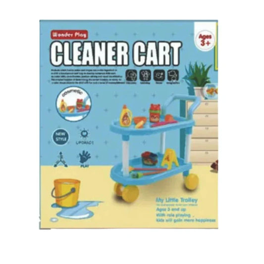 Sparkle & Shine Deluxe Cleaning Cart Fun Role Play Set
