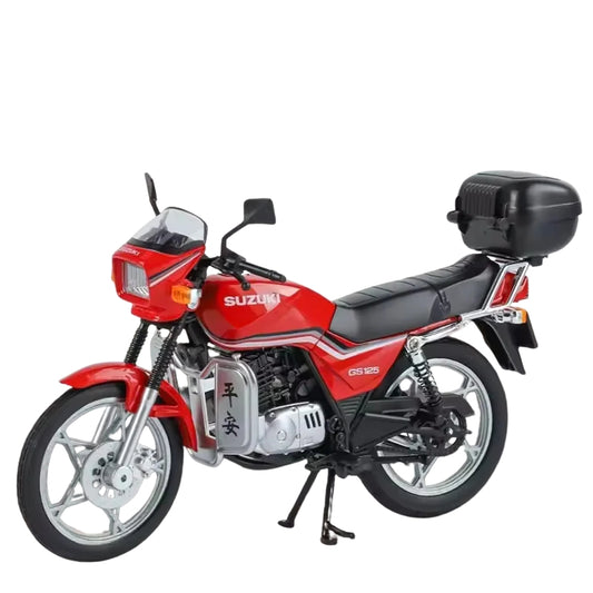 Suzuki GS125 Die Cast Motorcycle Model 1:12 Scale Collectible Toy