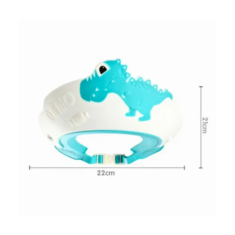 Adjustable Dinosaur Baby Shower Cap