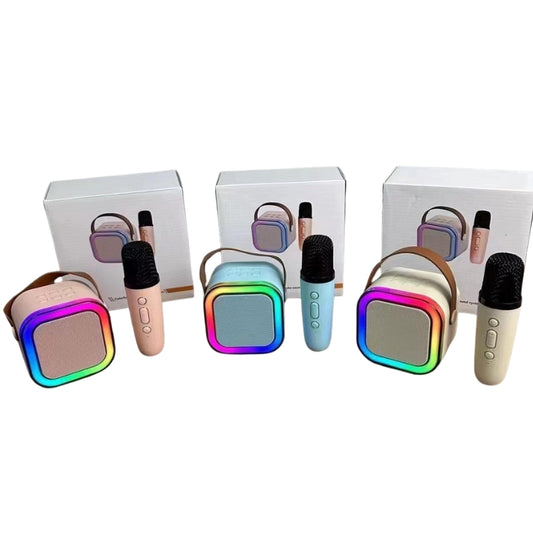 K12 Portable Wireless Speaker with Microphone Mini Bluetooth PA System