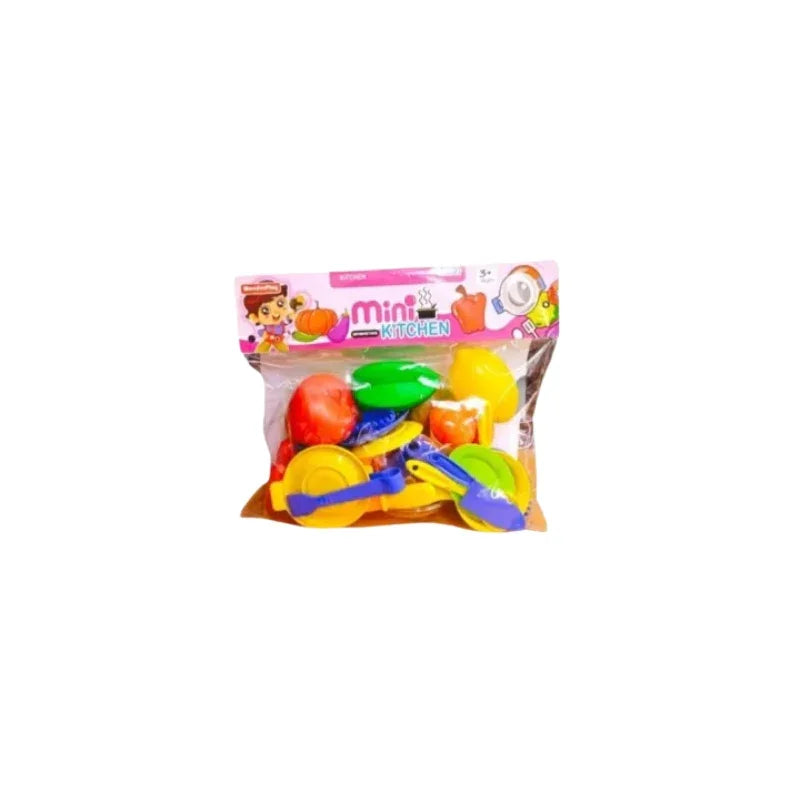 Mini Chef Kitchen Fun Playset with Realistic Cooking Accessories