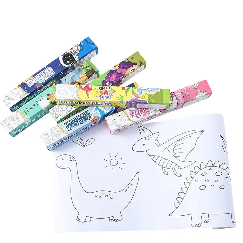 Color Create Magic Coloring Paper Roll for Endless Fun and Creativity