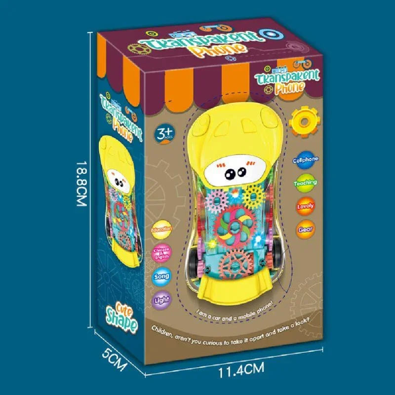 Transparent Car Phone With Light And Music