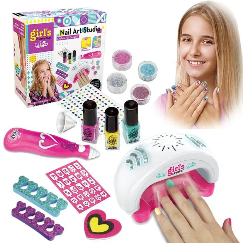 Sparkle At Your Fingertips With Our Electric Nail Art Studio Kit