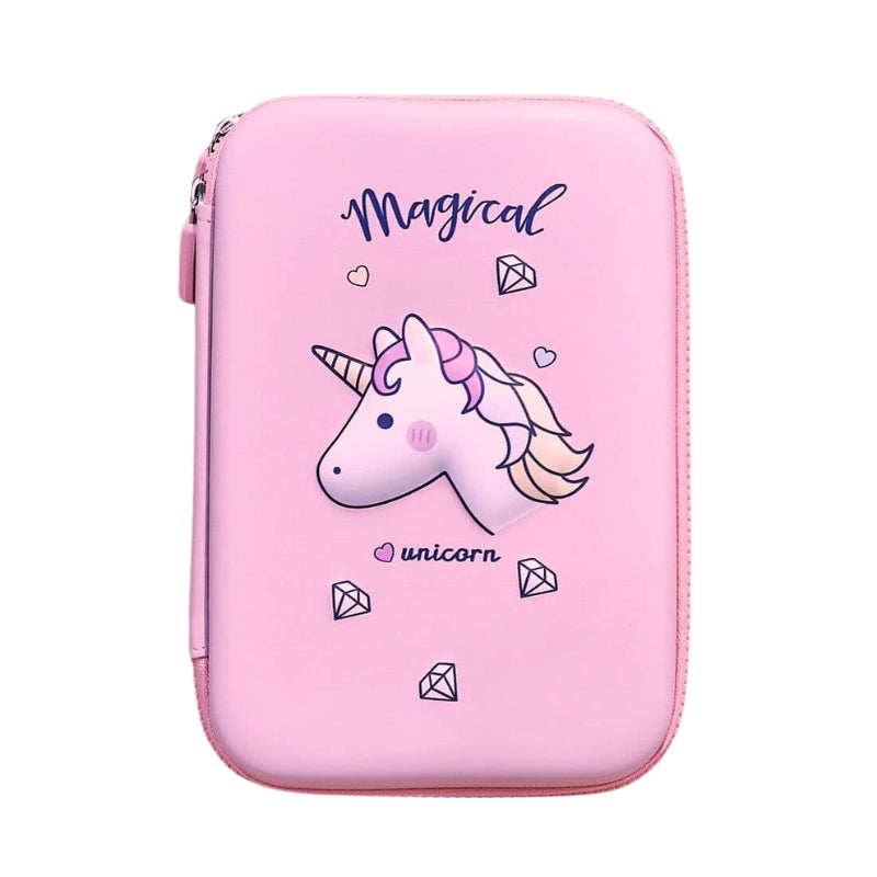 Unicorn Magical Pencil Case With Compartments