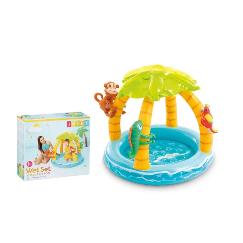 Intex Tropical Island Baby Pool Fun Safe Water Play for Kids