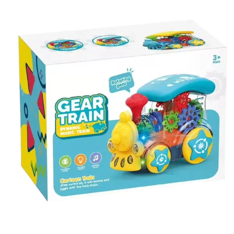 Universal Gear Train Toy – Electric Power Wheel Train Set for Endless Fun