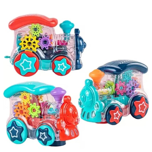 Universal Gear Train Toy – Electric Power Wheel Train Set for Endless Fun