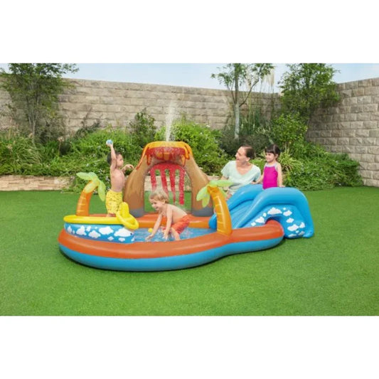 Bestway - Lava Lagoon Play Pool For Kids (8'8x8'8x41) (53069)