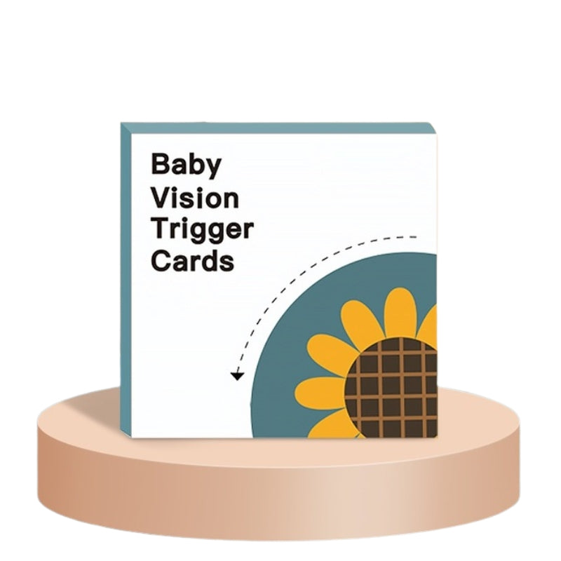 Baby Vision Trigger Flash Cards - High-Contrast Sensory Stimulation Set