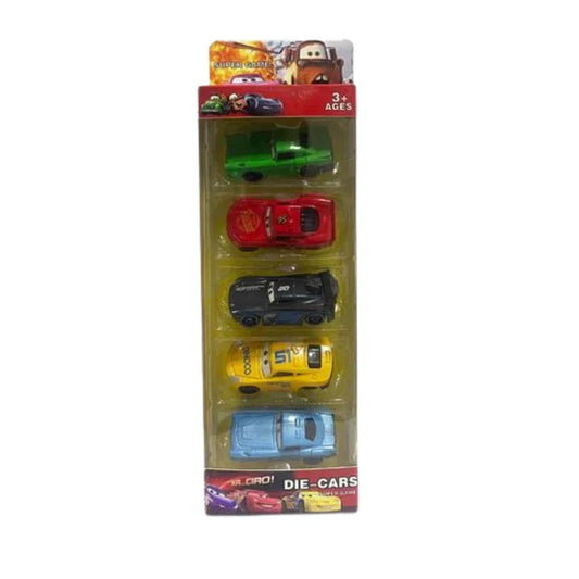 Diecast Toy Car Set For Kids - 5 Pcs
