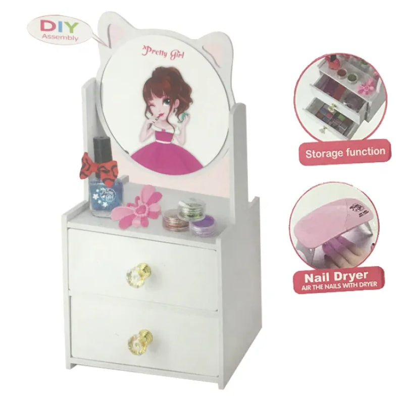 DIY Dressing Table Activity Toy Set For Girls 21 Pcs At Best Price In Pakistan Toygenix .pk Toygenix.pk