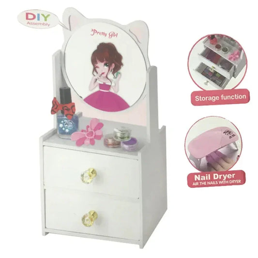 DIY Dressing Table Activity Toy Set For Girls (21 Pcs) (Deal))