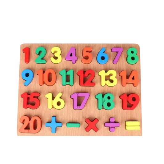 Wooden /Number Sorting Board – Fun and Educational Learning Toy for Kids