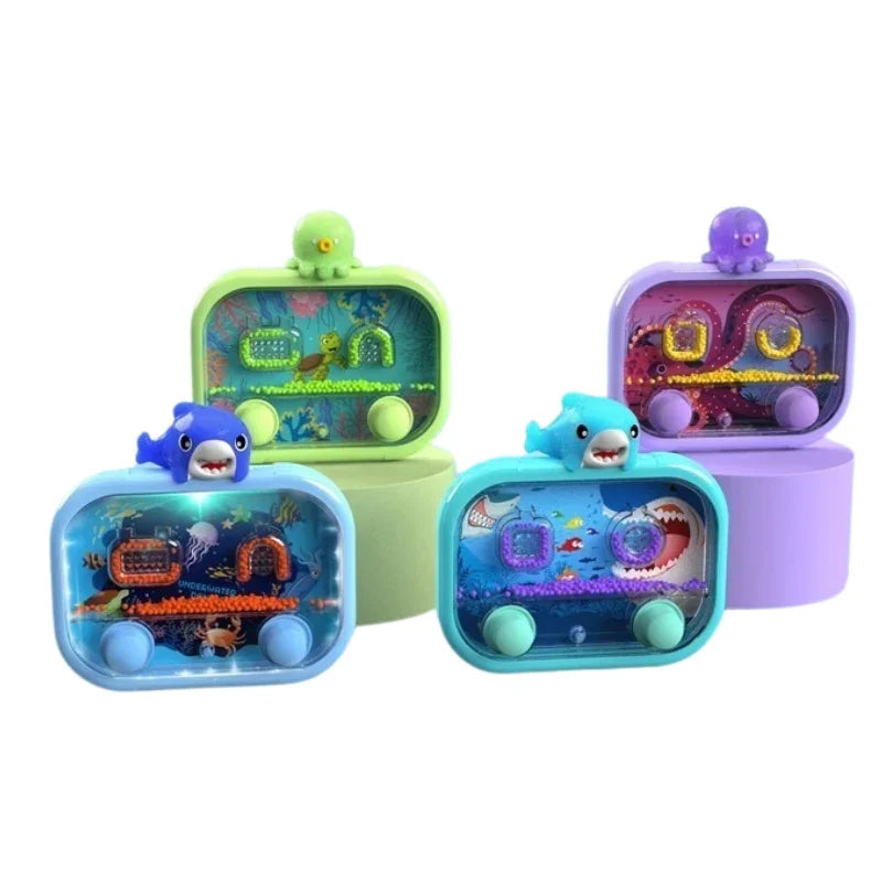 Sea Animal Water Ring Game – Classic Handheld Water Toy for Kids Assorted