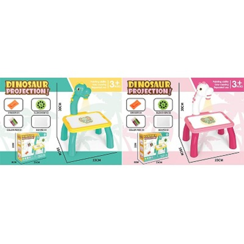 Dinosaur Projection Drawing Table – Interactive Educational Sketching Desk for Kids