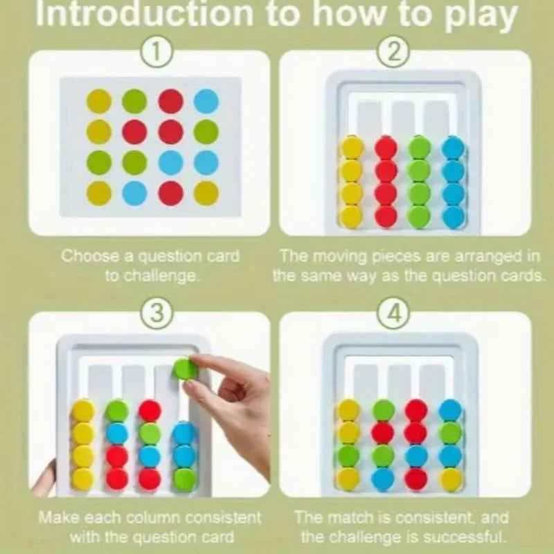 Four Color Matching Game Toy