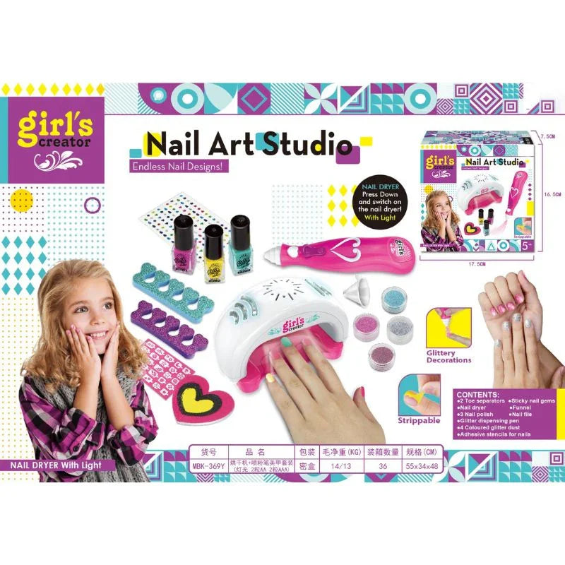 Sparkle At Your Fingertips With Our Electric Nail Art Studio Kit