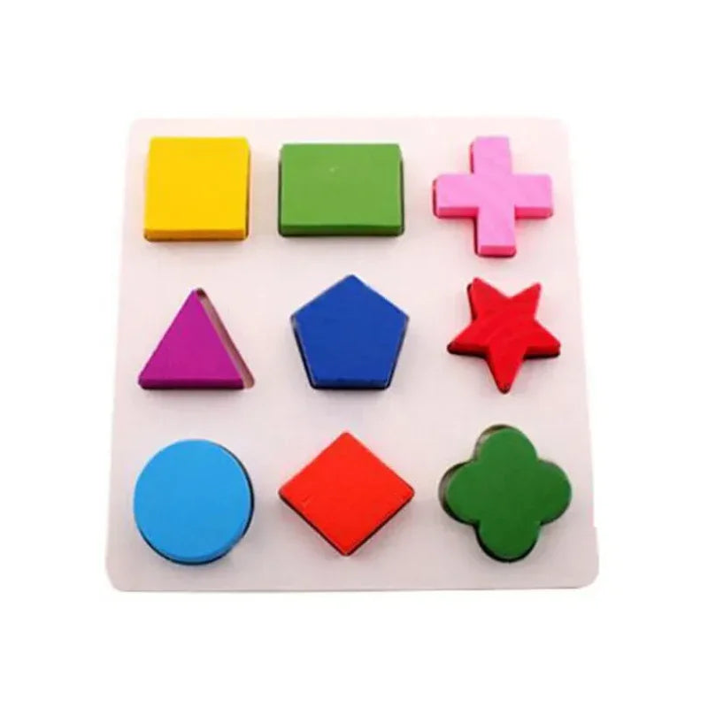 Baby Wooden Educational Puzzle – Early Learning Toy for Toddlers