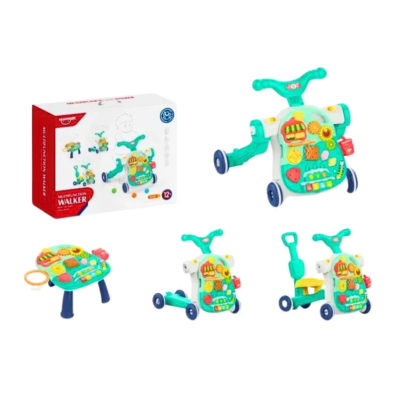 Multifunction 4 in 1 Game Panel Sit-To-Stand Walker For Baby