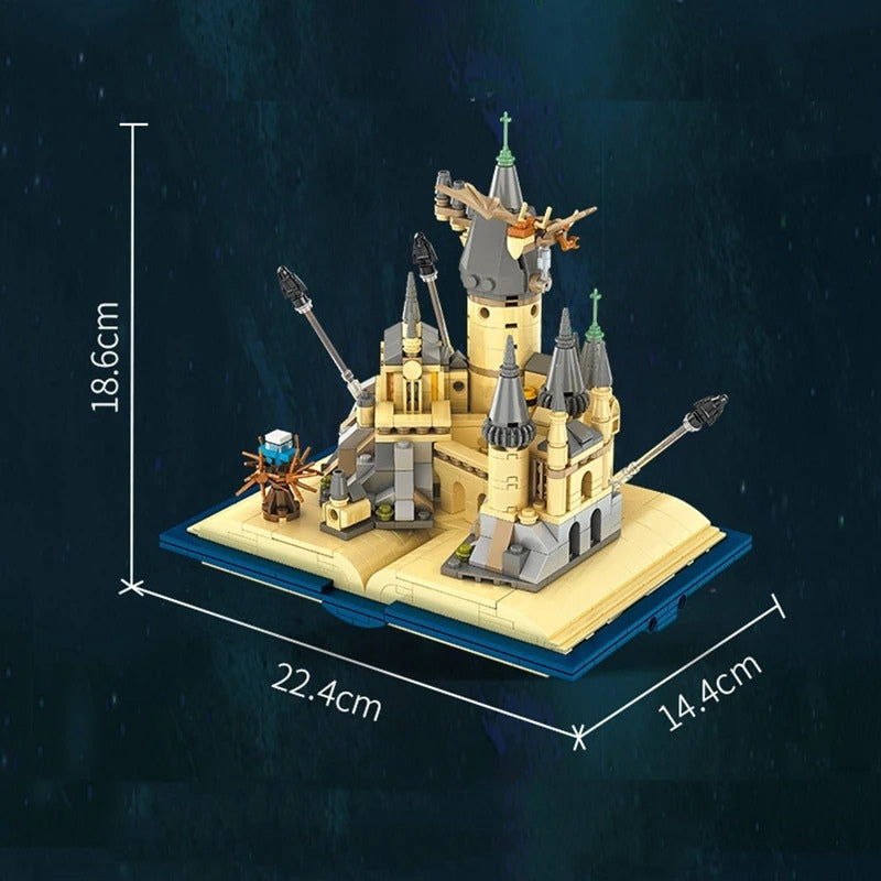 Creative Book Castle Building Blocks Kit Toy for Kids