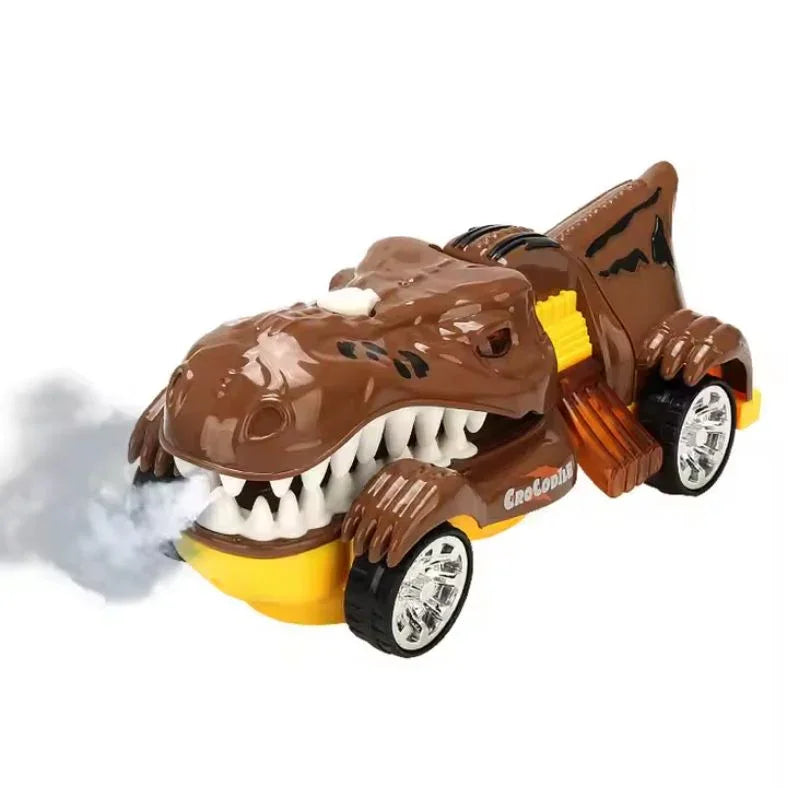 60° Spinning Crocodile Car Toy Battery Operated Fun for Kids