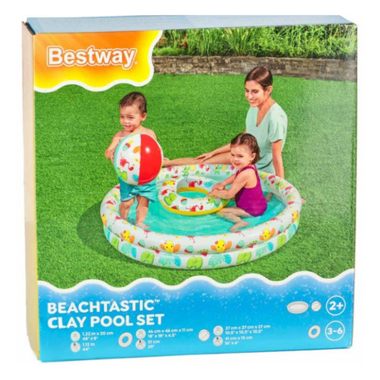 Bestway Play Pool Set with Swim Ring & Ball 48" x 8" (51124)