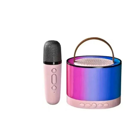 OZ5 Karaoke Stereo with Lights Battery  Portable Microphone Speaker Set (Model 168-1)