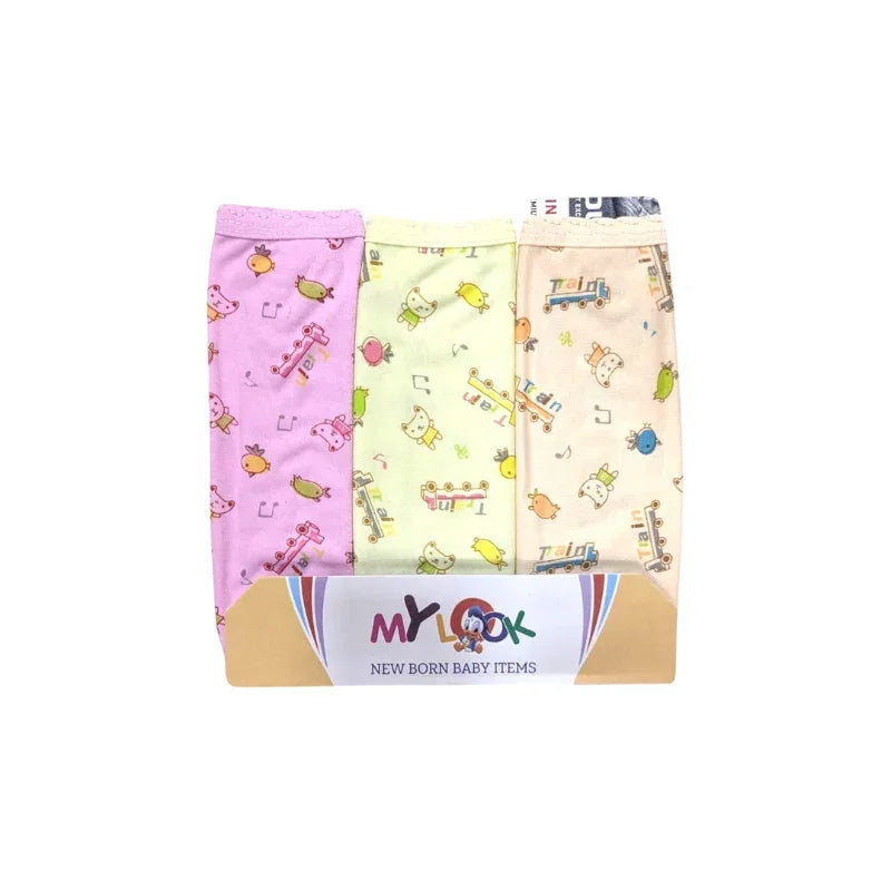 Train Theme Baby Washcloths Pack of 3