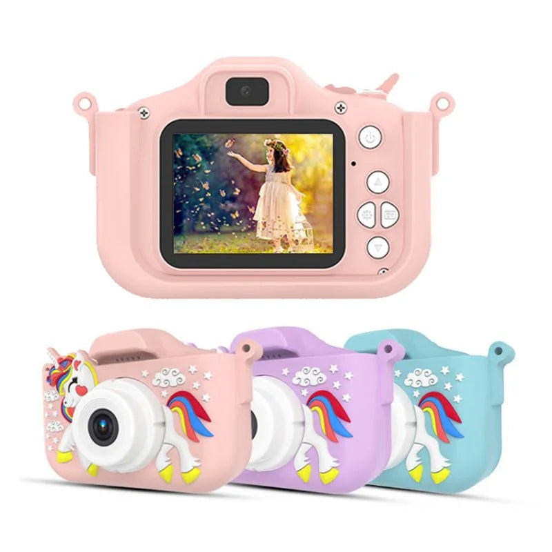Unicorn Design Children's Digital SLR Camera With Battery