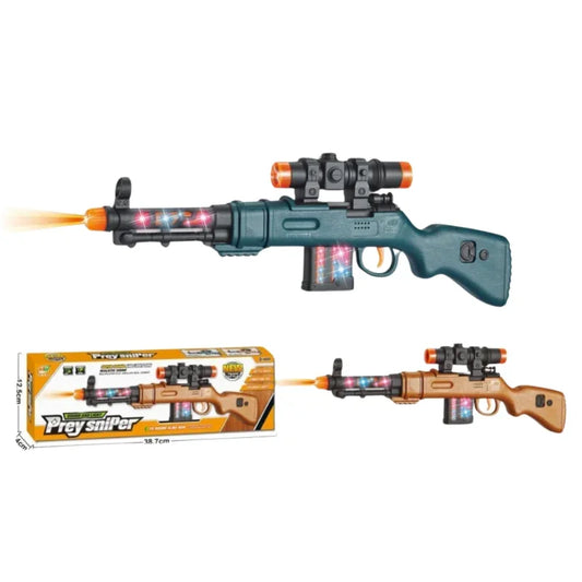 Ultimate Battle Sniper Toy Gun with Lights & Sounds – Realistic Action Play