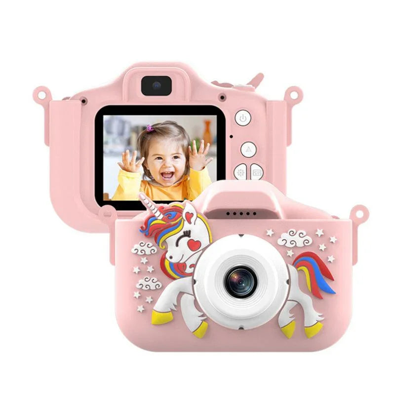 Unicorn Design Children's Digital SLR Camera With Battery