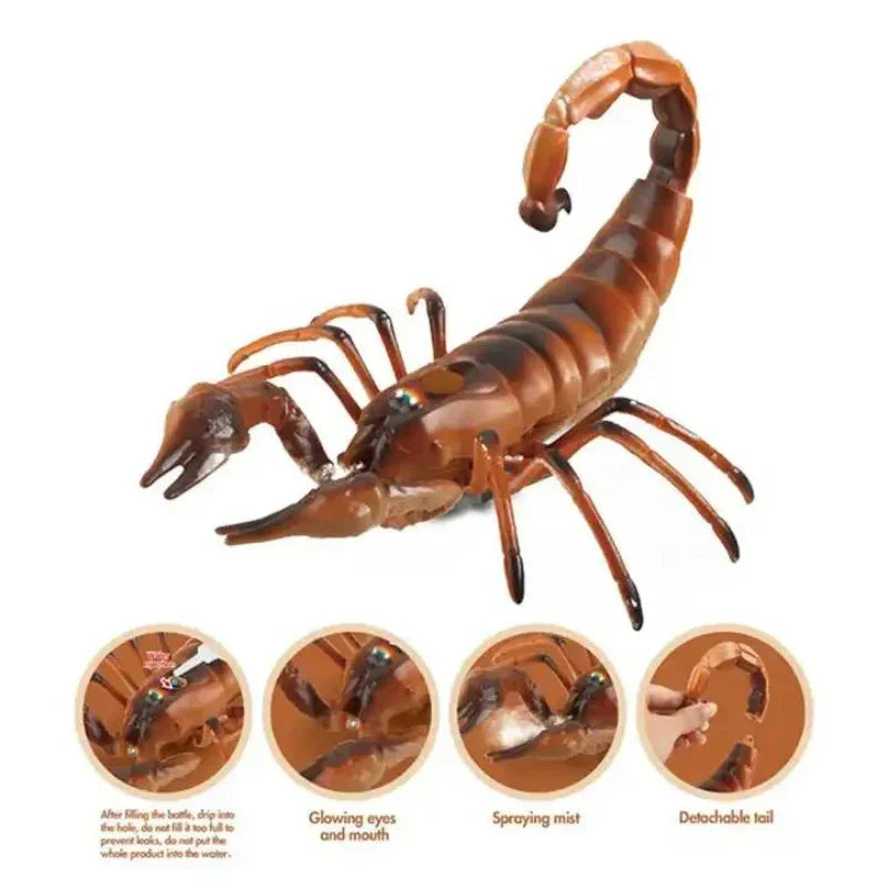 Remote Control Simulation Scorpion Hayvan Animal Toy For Kids (Deal)