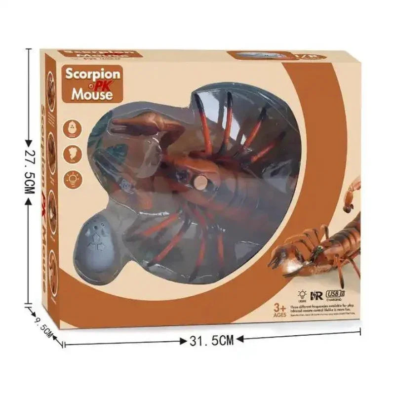 Remote Control Simulation Scorpion Hayvan Animal Toy For Kids (Deal)