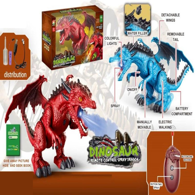 Electric Dinosaur With Remote Control Toy For Kids