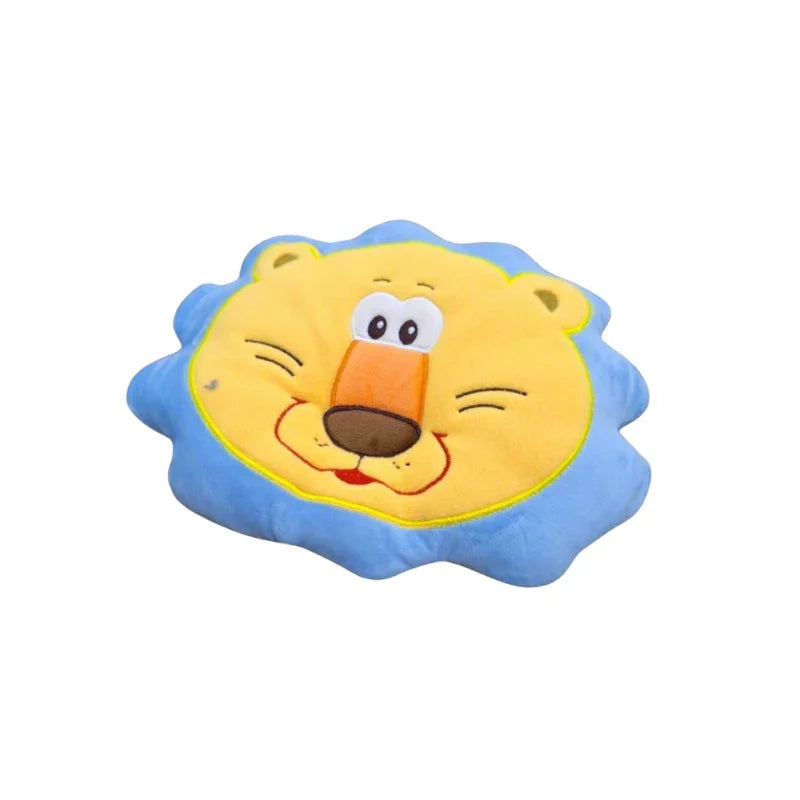 Cute Lion Face Baby Pillow Soft Supportive Head Cushion