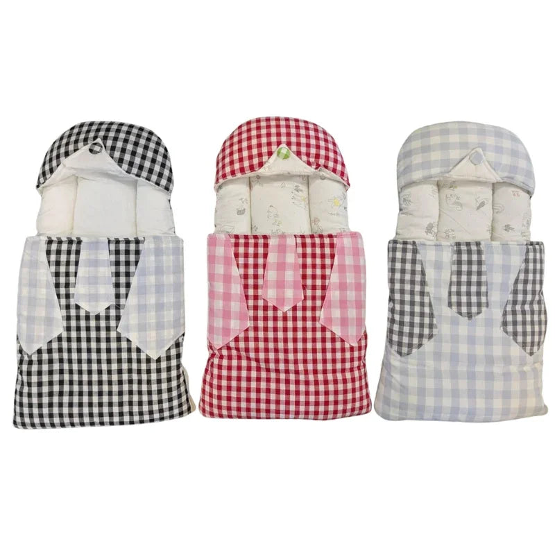 Cozy Baby Sleeping Bag with Pillow – Soft & Stylish Comfort for Newborns