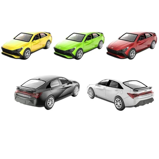 Premium Die-Cast Hyundai Elantra – Colorful Collectible Car Model