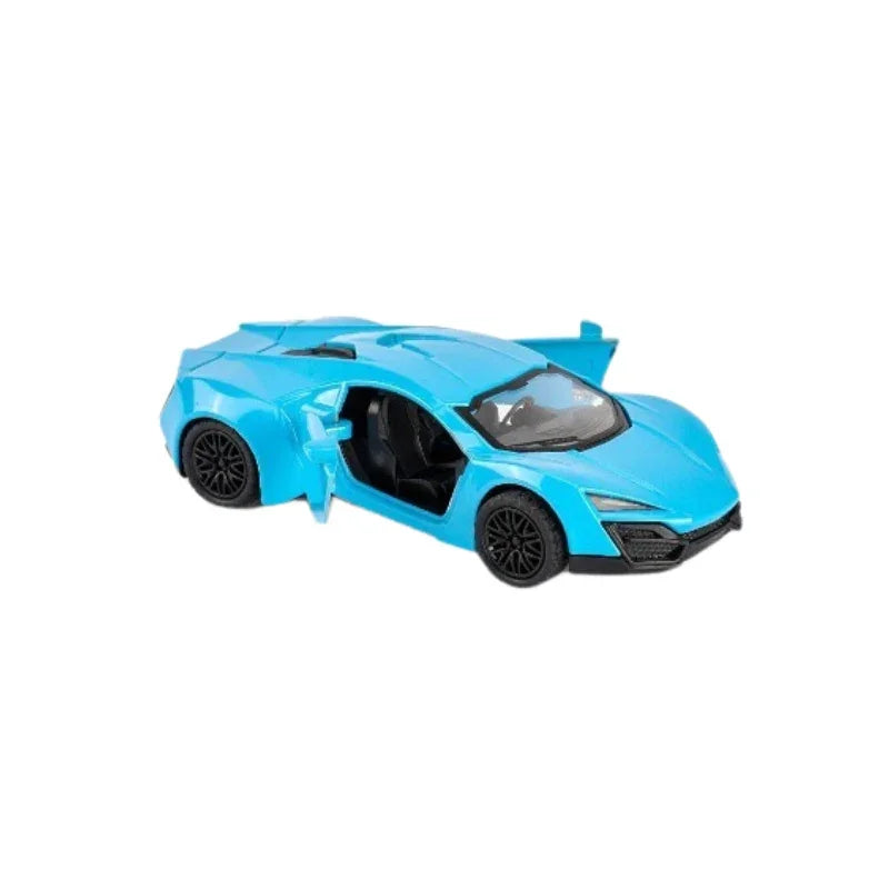 1:36 2 Door Pull Back Die Cast Sports Car Fun Realistic Toy