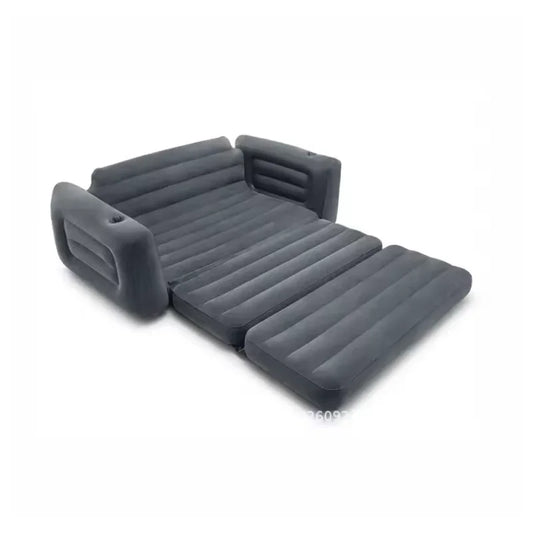 Intex Three-Person Inflatable Sofa Bed – Stylish, Spacious, and Multi-Functional Comfort