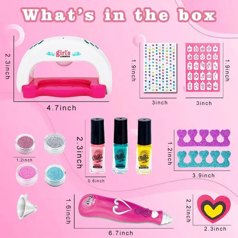 Sparkle At Your Fingertips With Our Electric Nail Art Studio Kit
