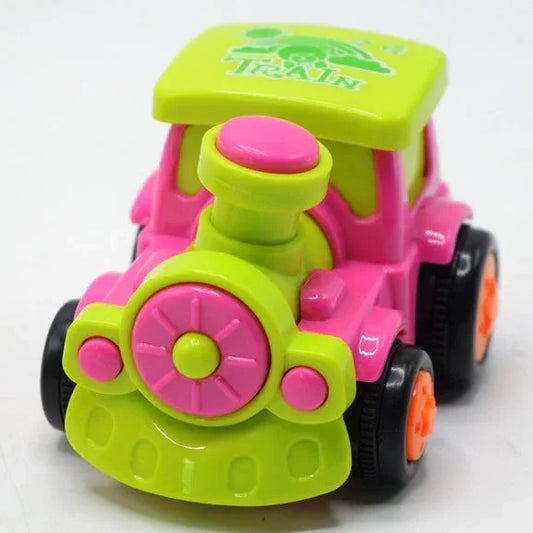 Colorful Push & Go Vehicle Set - Fun Cars and Mini Helicopters for Kids (Assorted)