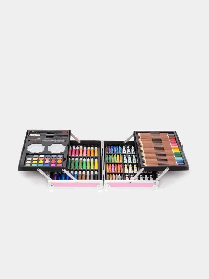 Create Anywhere- Unicorn Foldable Art Set In Sleek Aluminum Box