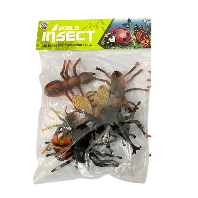 6Pcs Realistic Insects Figures Toys