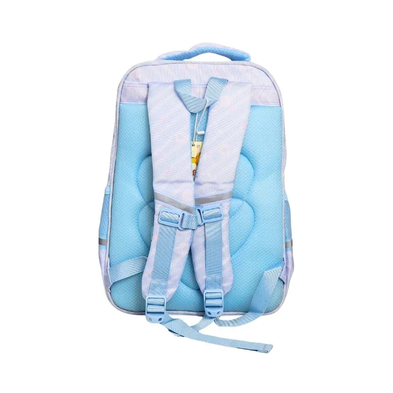 Honka Princess School Bag Waterproof Lightweight Backpack For Girls - 16 Inches (2282) (Blue)