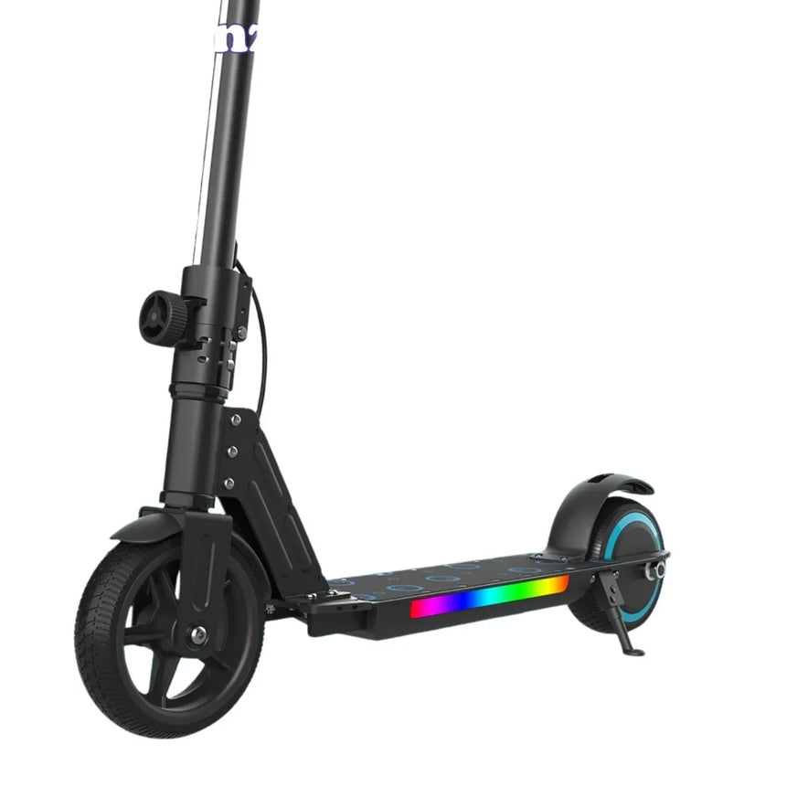 Electric Folding Scooter for Kids with Flashing LED Lights – Rechargeable & Portable